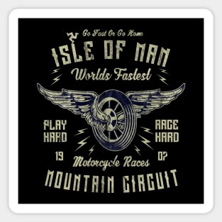 Isle Of Man Motorcycle Racing Sticker